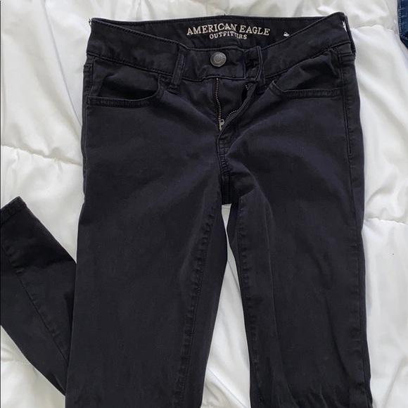 American Eagle Outfitter Black Jeggings - Picture 1 of 2